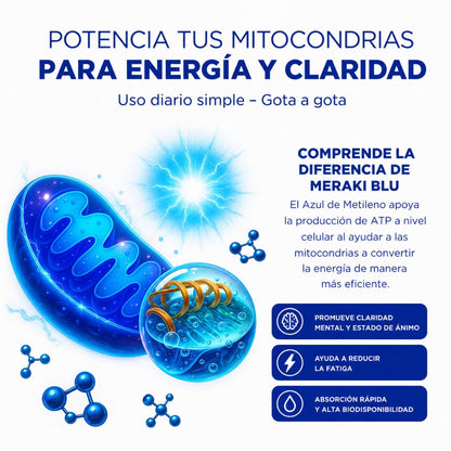 Azul de metileno Despierta Tu Energía y Recupera Tu Enfoque Mental Cada Día