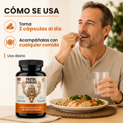 Vikingo Potencia la testosterona reduce la grasa