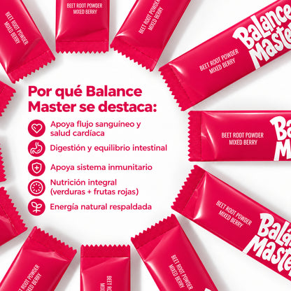 Frutos rojos y remolacha Apoyo Diario para una Mejor Circulación