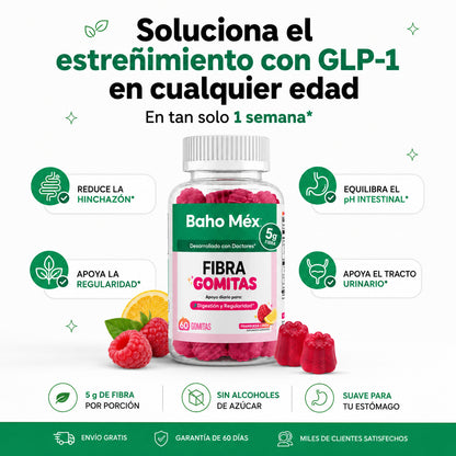 FIBRA PREBIÓTICA EN GOMITAS