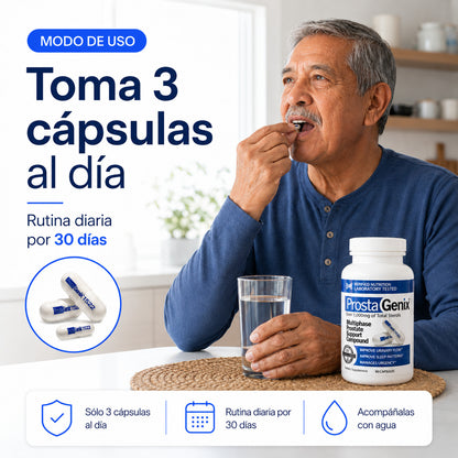 ProstaGenix Apoyo a la prostata para Hombres