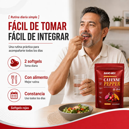 Cayenne Aumenta rendimiento fisico y sexual naturalmente desde la primera semana