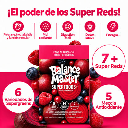 Frutos rojos y remolacha Apoyo Diario para una Mejor Circulación