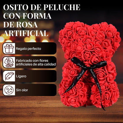 Oso de Rosas Eternas con caja