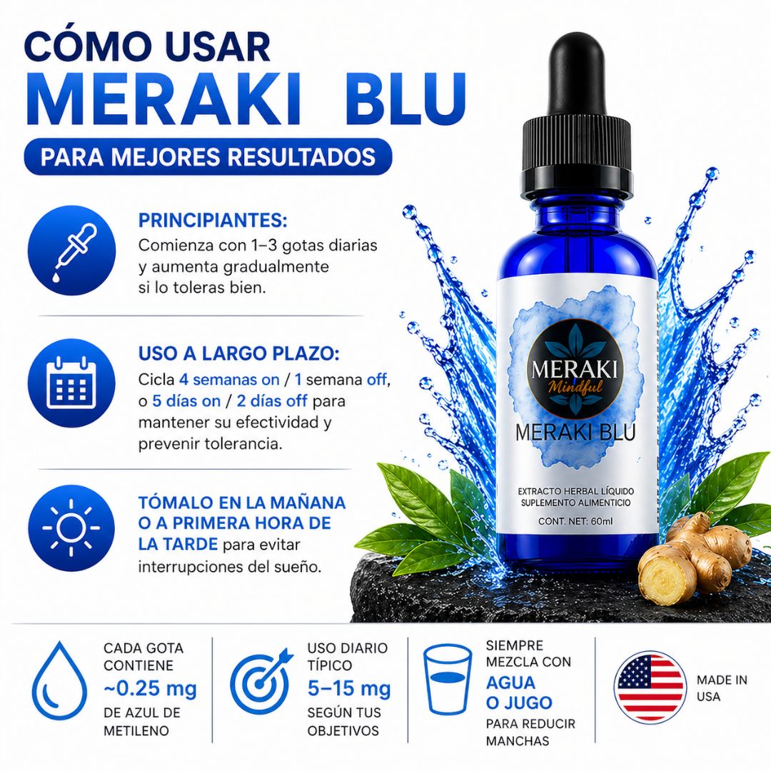 Azul de metileno Despierta Tu Energía y Recupera Tu Enfoque Mental Cada Día