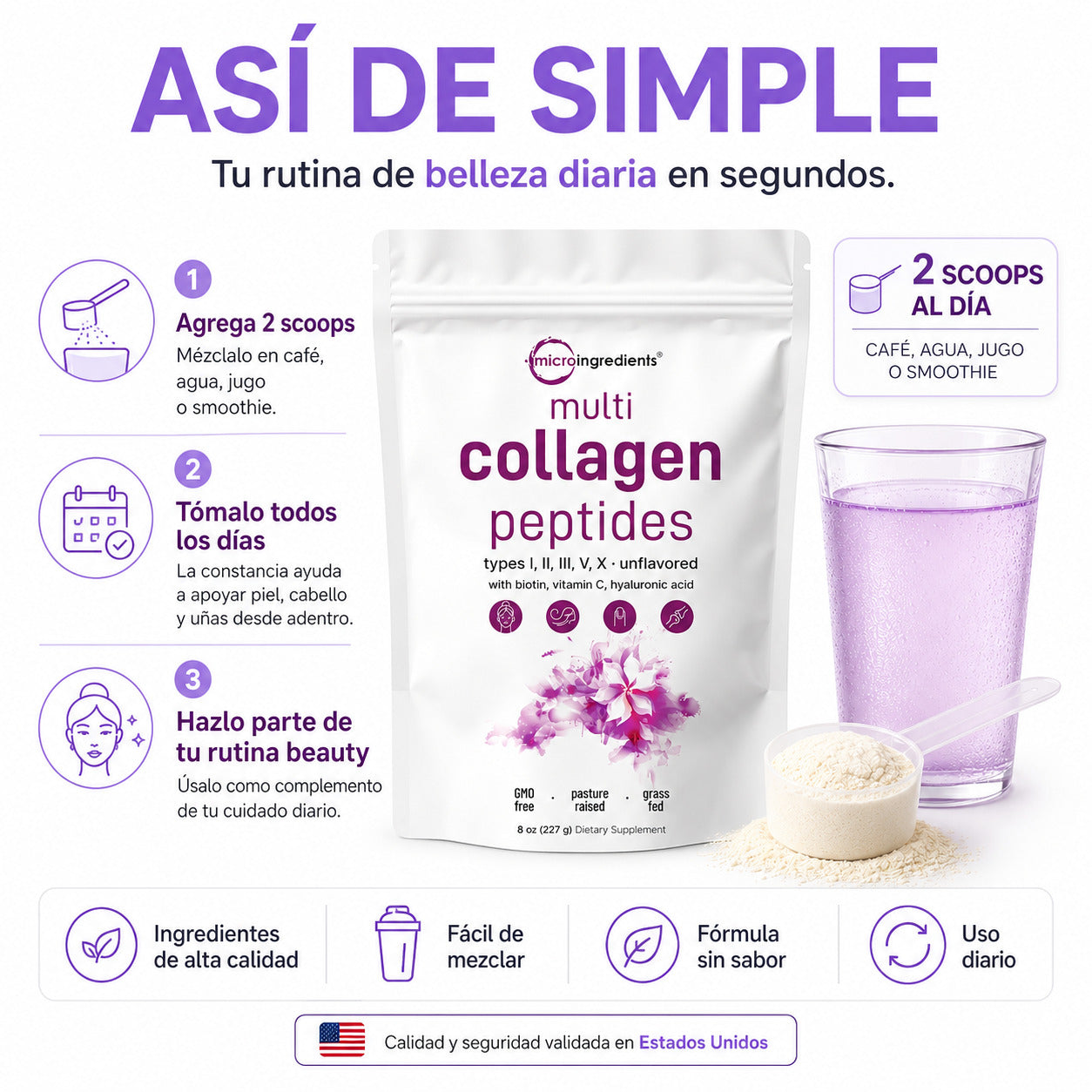 Cabello más fuerte, uñas más resistentes y piel más radiante