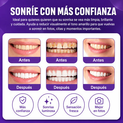 Corrector Morado Dental para una sonrisa más blanca y brillante