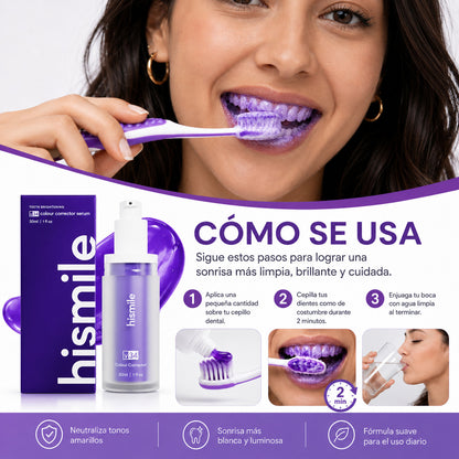 Corrector Morado Dental para una sonrisa más blanca y brillante