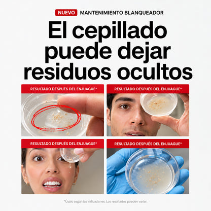 Enjuague Bucal Blanqueador Antimanchas Limpieza Profunda y Aliento Fresco