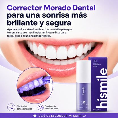 Corrector Morado Dental para una sonrisa más blanca y brillante