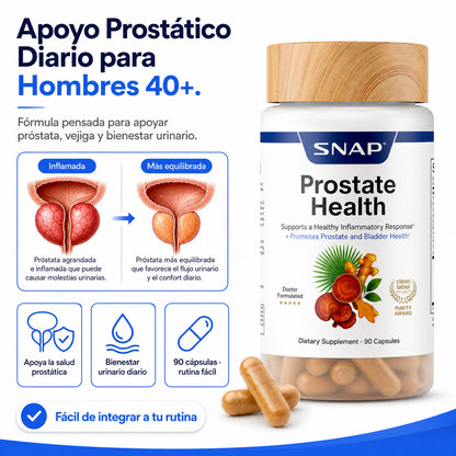 Suplemento para la Salud de la Próstata con Saw Palmetto