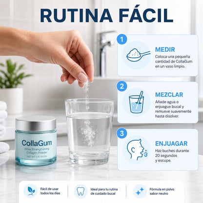 CollaGum™ El Restaurador de Encías Más Potente Del Mercado