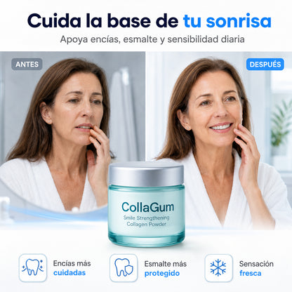 CollaGum™ El Restaurador de Encías Más Potente Del Mercado