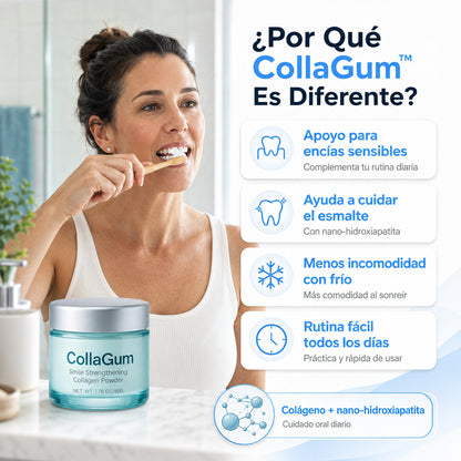 CollaGum™ El Restaurador de Encías Más Potente Del Mercado