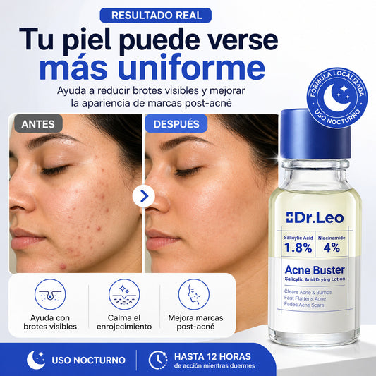 Reduce el grano en 24 horas. Aclara las marcas en 7 días.