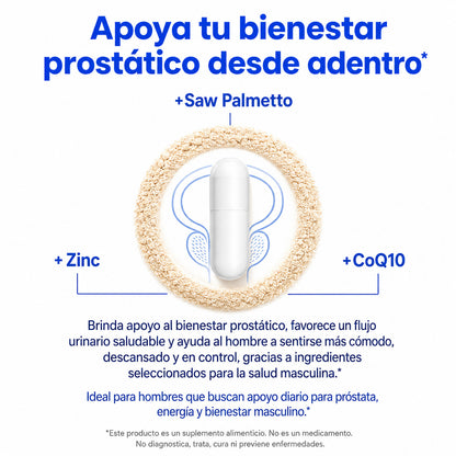 Selerb NAD+ Una fórmula masculina para próstata y deseo sexual