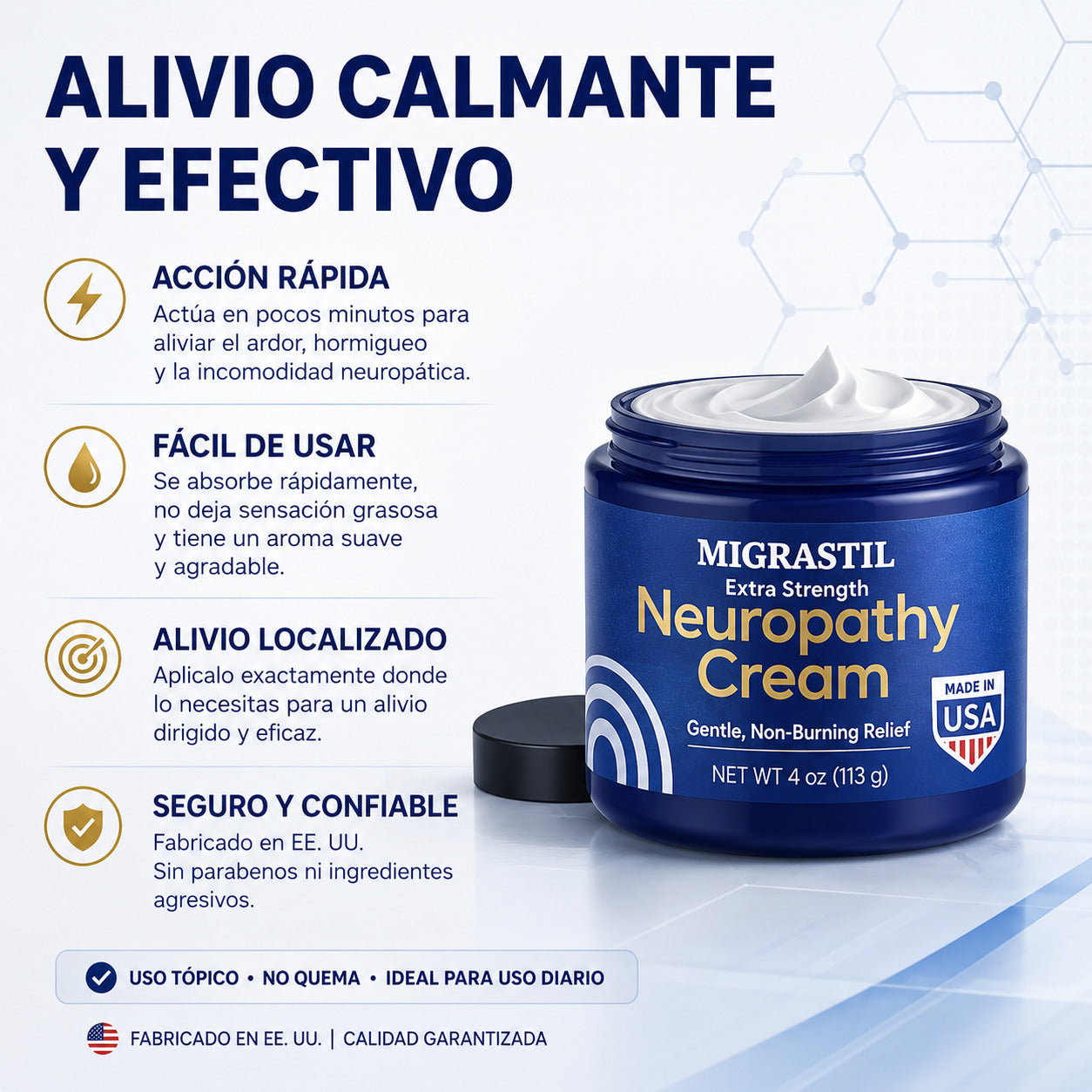 Crema Neurophatia Bienestar y Confort para Manos, Brazos, Piernas y Pies