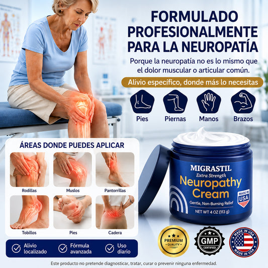 Crema Neurophatia Bienestar y Confort para Manos, Brazos, Piernas y Pies