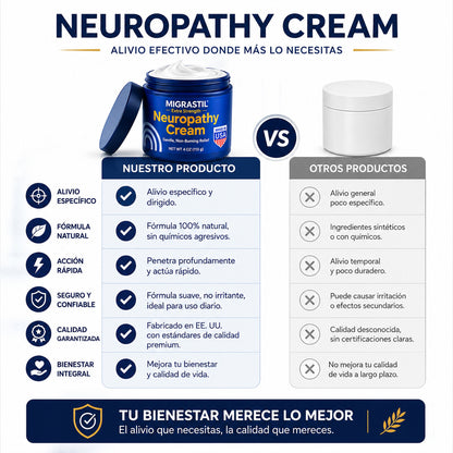 Crema Neurophatia Bienestar y Confort para Manos, Brazos, Piernas y Pies