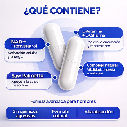Selerb NAD+ Recupera tu rendimiento fisico y sexual desde el 1 dia
