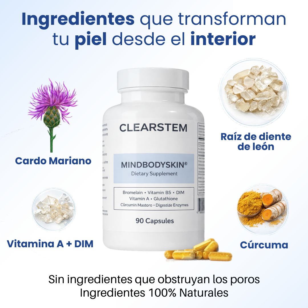 CLEARSTEM Mindbodyskin®  tu transformación de piel en 30 días, desde adentro
