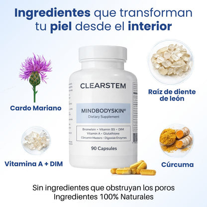 CLEARSTEM Mindbodyskin®  tu transformación de piel en 30 días, desde adentro