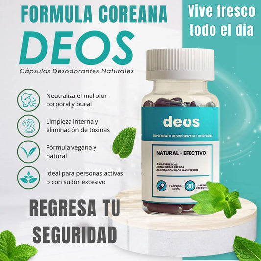 Deos elimina el mal olor corporal en 7 días sin usar desodorantes ni químicos tóxicos
