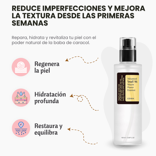 Esencia Snail 100ml Reparador