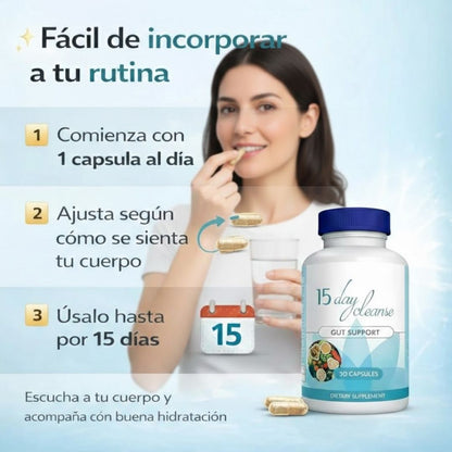 15 Days Clean Siéntete Más Ligero, Cómodo y en Equilibrio Cada Día