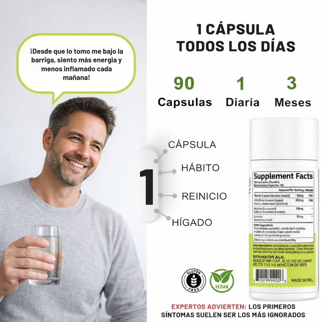 Detox hepático Desinflama tu cuerpo y recupera tu energía en 14 días x90 Cap