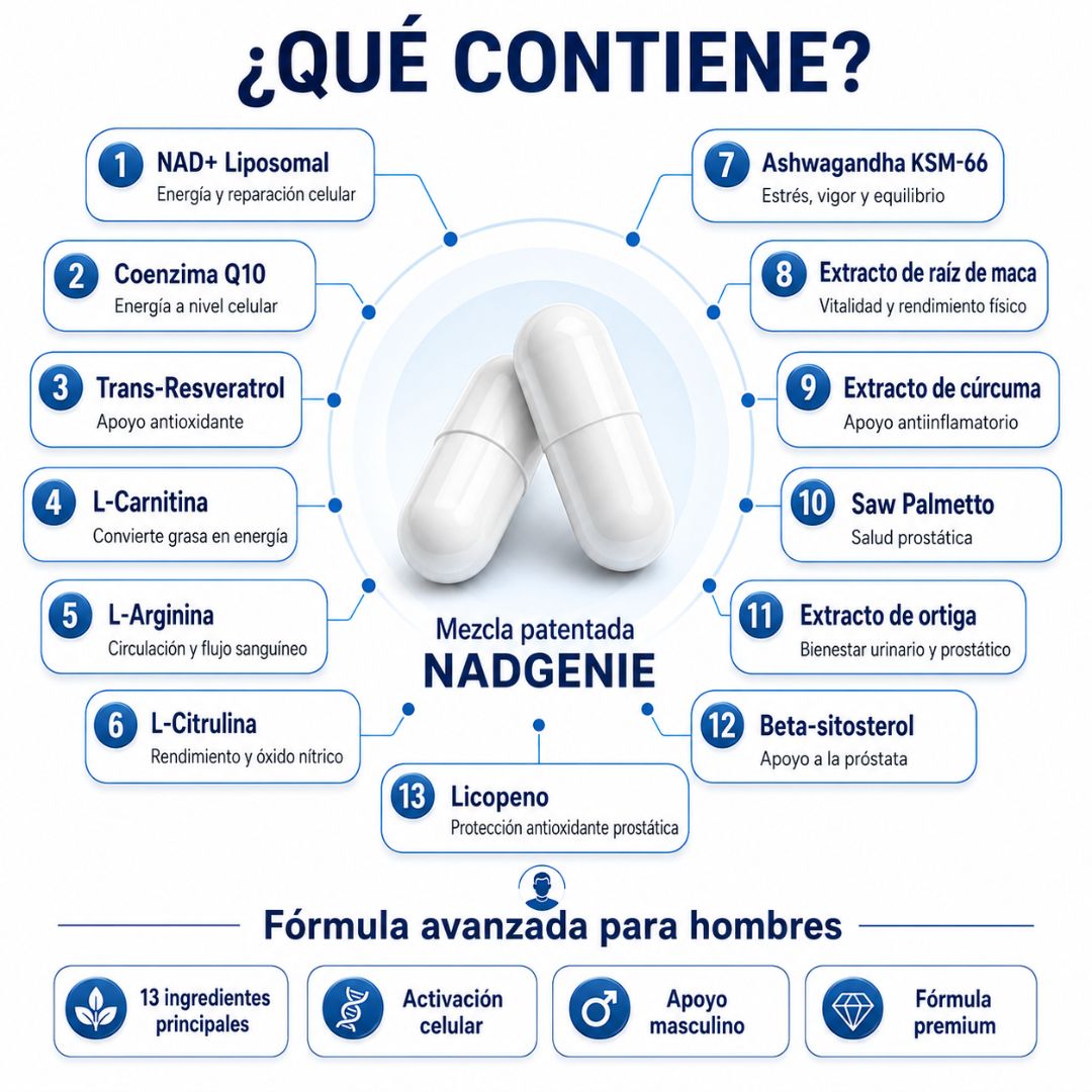 Selerb NAD+ Aumenta tu rendimiento fisico y sexual desde el 1 dia