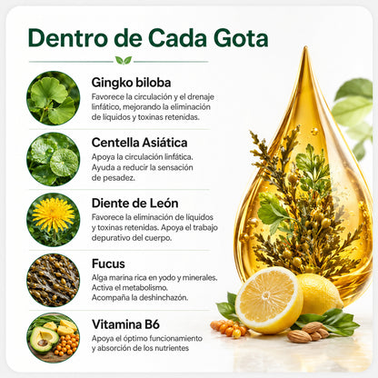 Drenaje Linfatico desinflama el Rostro, Brazos, Abdomen y Piernas