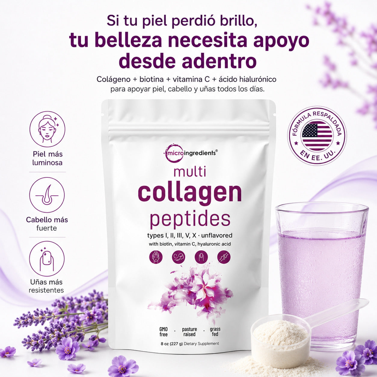 Cabello más fuerte, uñas más resistentes y piel más radiante
