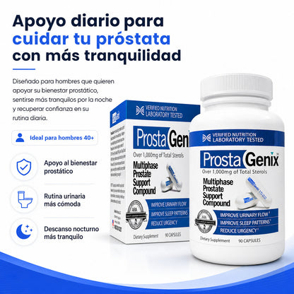 ProstaGenix Apoyo a la prostata para Hombres