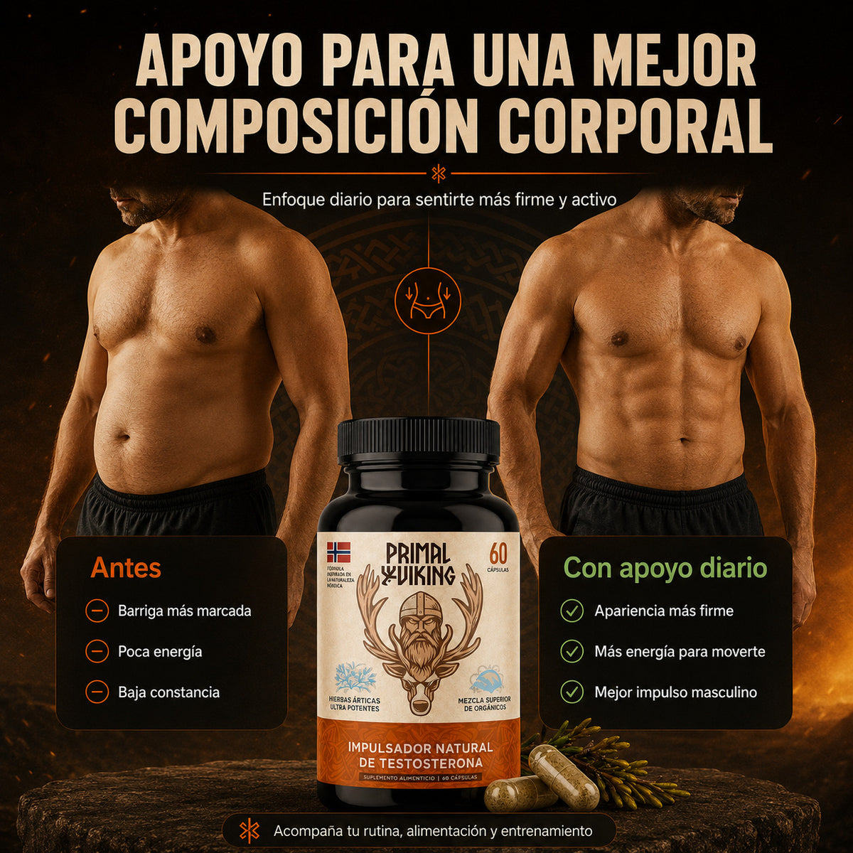 Primal Potencia la testosterona y aumenta el libido