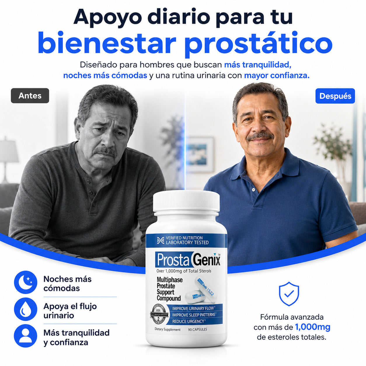 ProstaGenix Apoyo a la prostata para Hombres